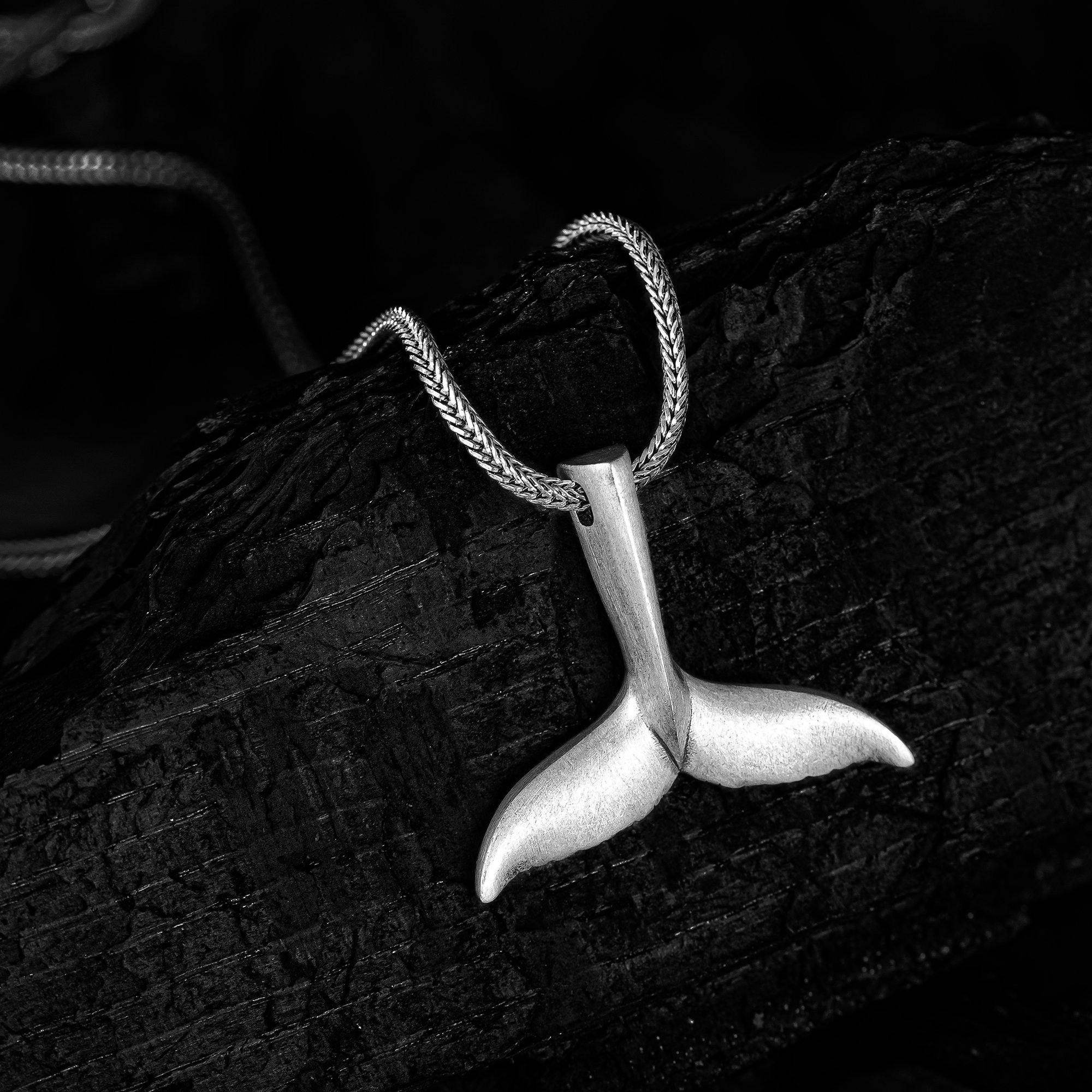 Fish Pendant Men's Silver Necklace by Talisa