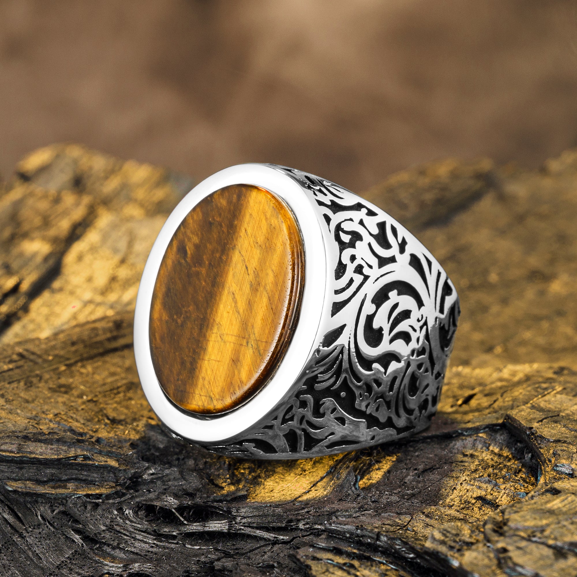 Red Agate Stone Sterling Silver Men's Ring,Handmade Sterling Silver Men's Ring,925 Silver Men Ring