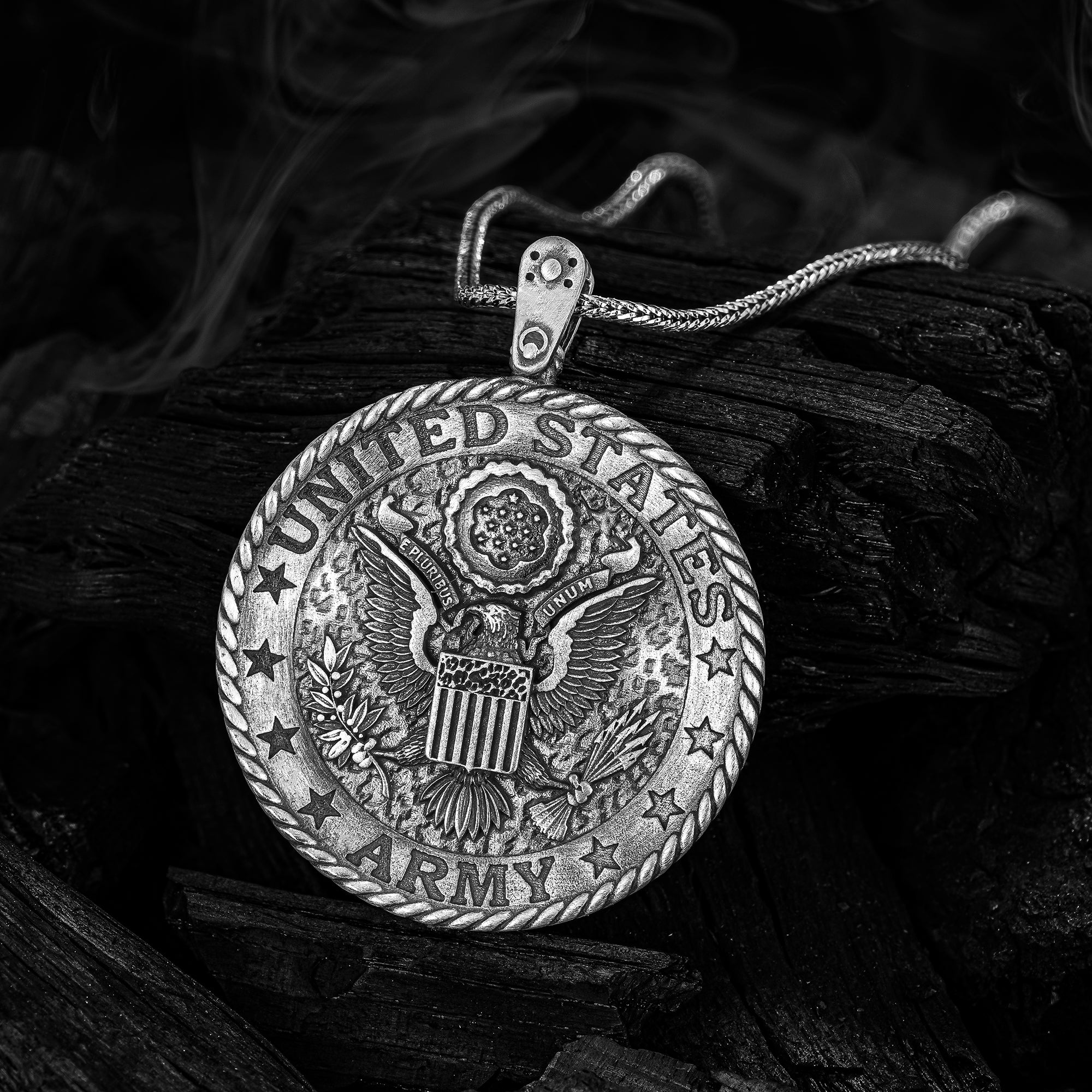 Us Army Men Necklace,925 Army necklace,United States Army Necklace ,Men Sİlver Necklace,Sterling Silver men Necklace