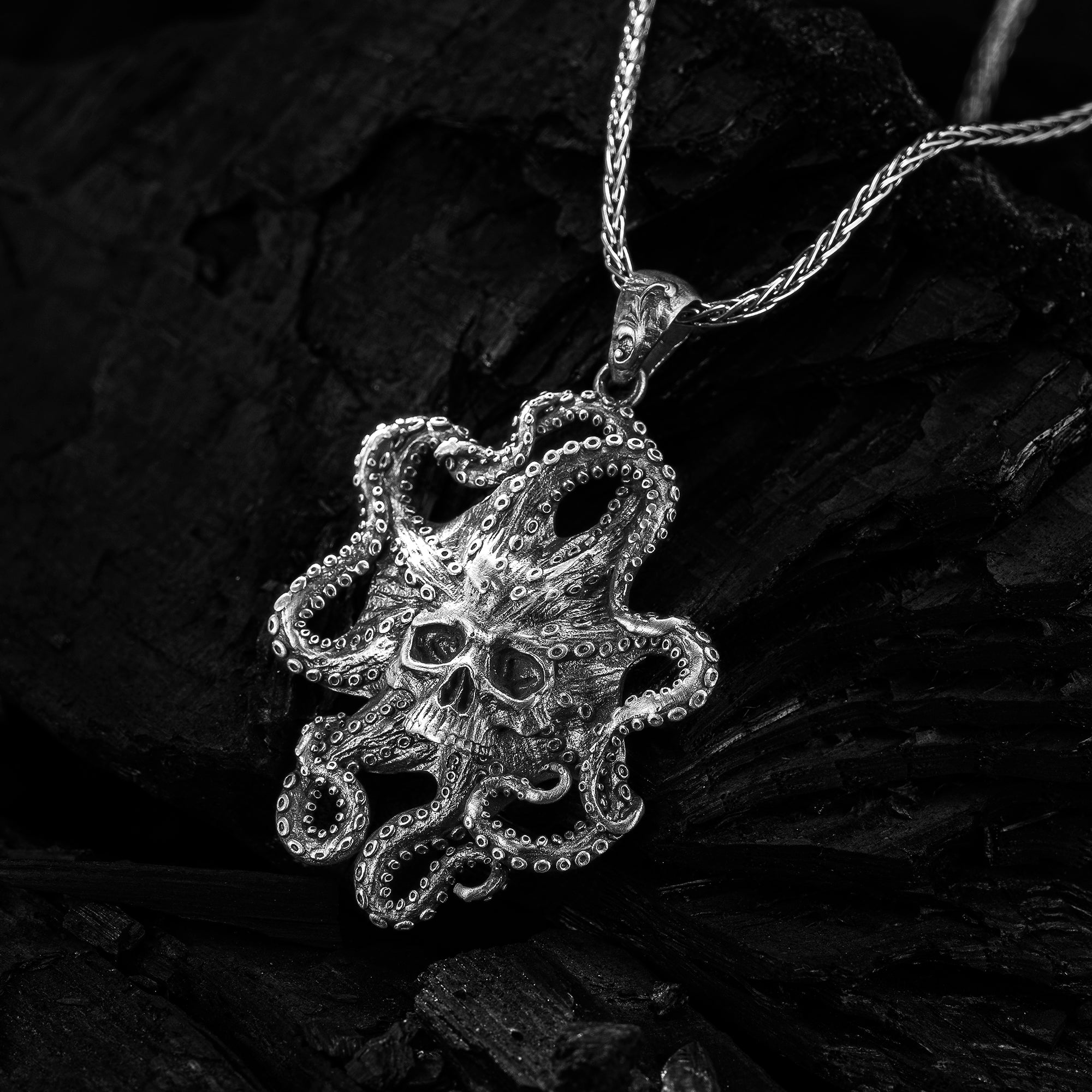 Skull-Headed Octopus Necklace