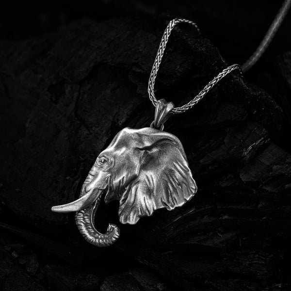 Elephant head clearance necklace