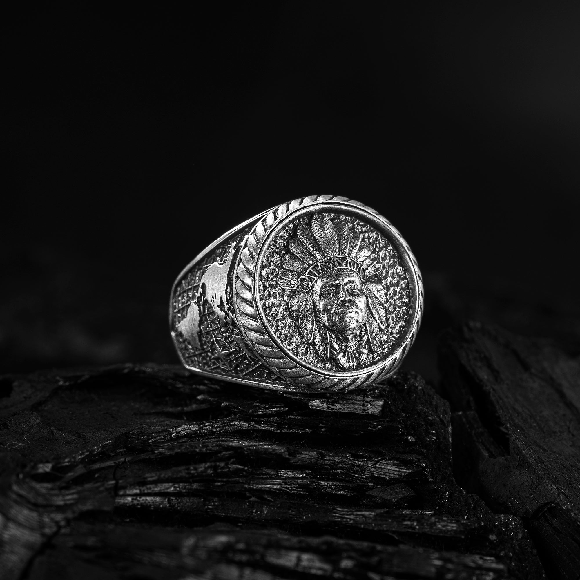 American Indian Chief Ring