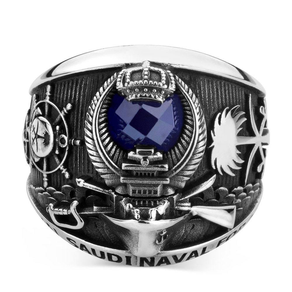 Royal Saudi Naval Forces Military Rings. - OXO SILVER